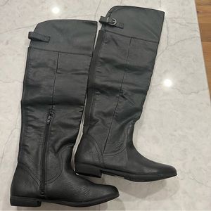 Aldo over the knee flat boots, never worn, black size 9